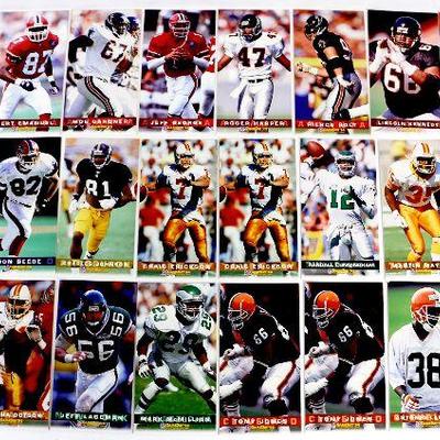 1994 FLEER GAME DAY FOOTBALL CARDS SET WITH STARS John Elway Troy Aikman 300+ Crads Lot