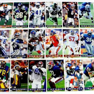 1994 FLEER GAME DAY FOOTBALL CARDS SET WITH STARS John Elway Troy Aikman 300+ Crads Lot