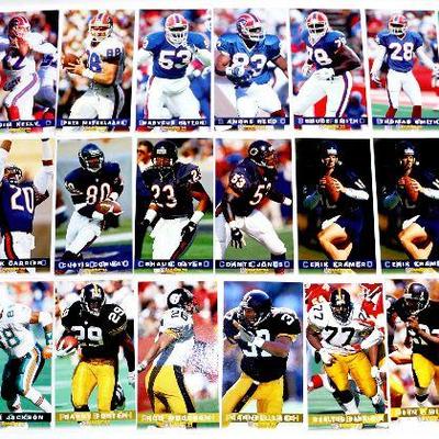 1994 FLEER GAME DAY FOOTBALL CARDS SET WITH STARS John Elway Troy Aikman 300+ Crads Lot