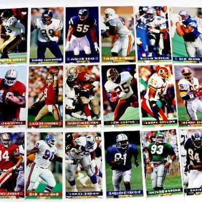 1994 FLEER GAME DAY FOOTBALL CARDS SET WITH STARS John Elway Troy Aikman 300+ Crads Lot