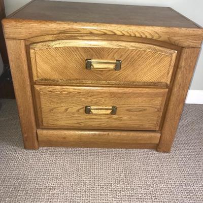 Pair of Oak Bedroom Side Tables