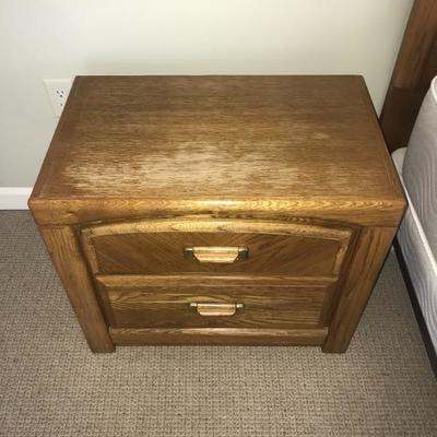 Pair of Oak Bedroom Side Tables