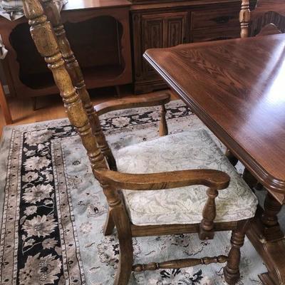 Dining Table and 8 Chairs With Table Cover