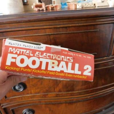Vintage Mattel Electronics Football 2 Hand Held Game with Box