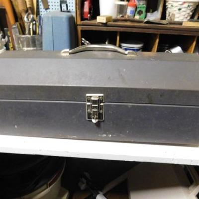 Metal Work Tool Box with Contents