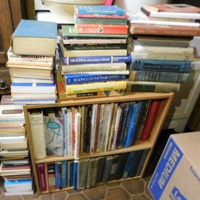 Lot #3:  Book Collection  Mostly Non-Fiction and Text  (Not Shelf)