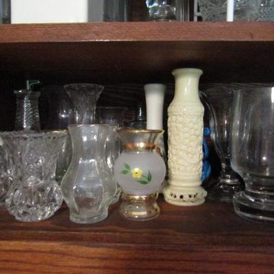 Collection of Crystal and Glassware