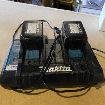 Makita Brand 18V Impact and Drill with Charger and Three Batteries