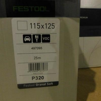 Festool Perforated Roll of Granat Soft 115x125 P320 