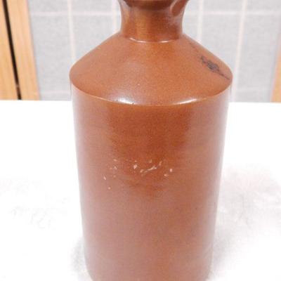 Brown Stoneware Ink Bottle