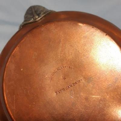 Vintage copper and steel kettle