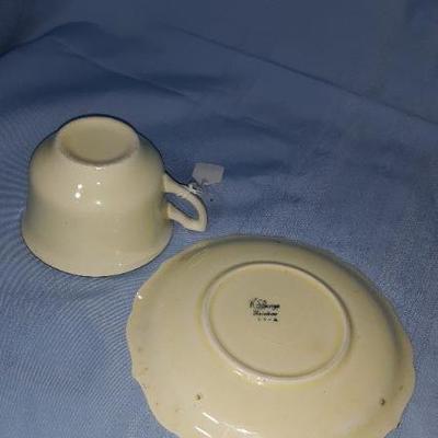 WS George "Rainbow" 019A cup and saucer