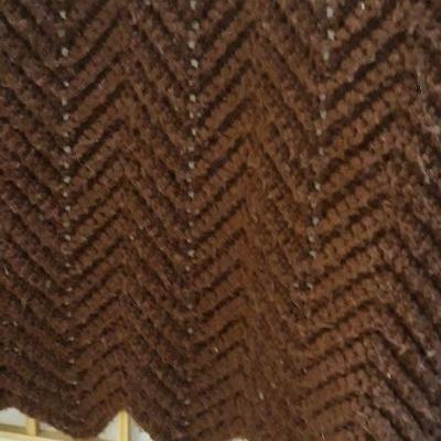 Vintage crocheted blanket, approx 40 x 80
