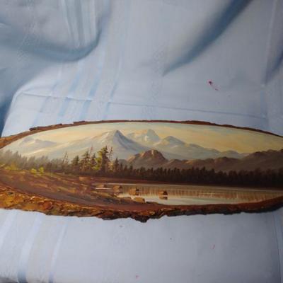  Wood Slice Painting by J.L. Green 21