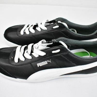 Men's Puma Shoes Size 12: Black, White, Green