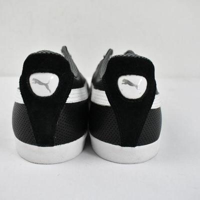 Men's Puma Shoes Size 12: Black, White, Green