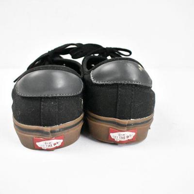 Black Vans Shoes with Brown Soles: Ultracush Lite Pro, Men's Size 9