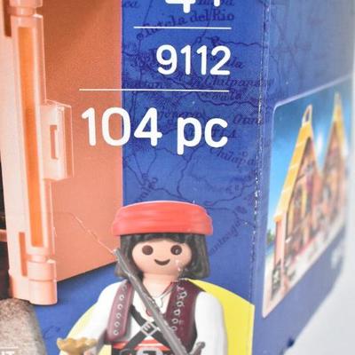 Playmobil Pirates Take Along Pirate Stronghold, 104 Pcs, Ages 4 & Up - Complete