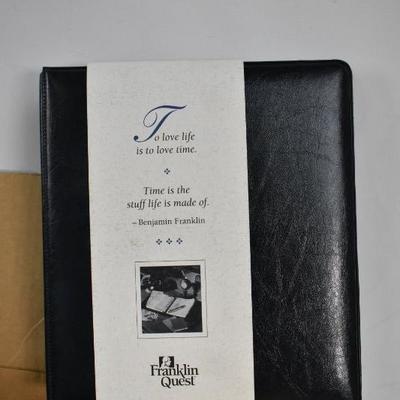 13 Day Planner Binders by Franklin Quest: 12 Navy & 1 Maroon