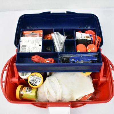 Flambeau Outdoors Eagle Claw Tackle Box - Includes Contents