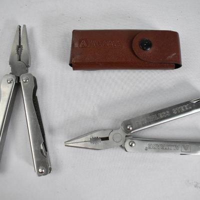 2 Handyman Pocket Tools: 1 Stainless Steel and 1 With Case