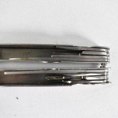 2 Handyman Pocket Tools: 1 Stainless Steel and 1 With Case