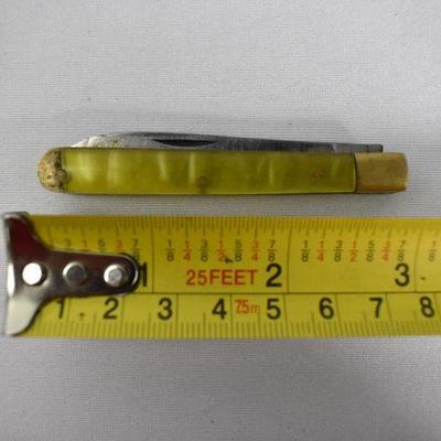 Pocket Tool (Black & SS) & Yellow Pocket Knife (Single Blade SS)