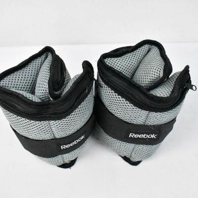 Two Adjustable Ankle Weights by Reebok