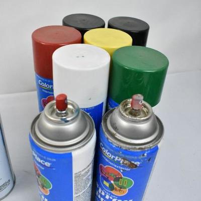 25 Bottles of Spray Chemicals - Bug Sprays, Spray Paint, Etc