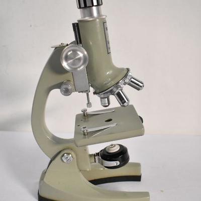 Tasco Microscope w/ Hamilton Bell Accessories - Vintage