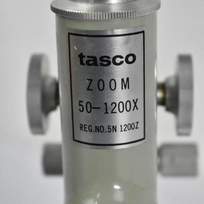 Tasco Microscope w/ Hamilton Bell Accessories - Vintage