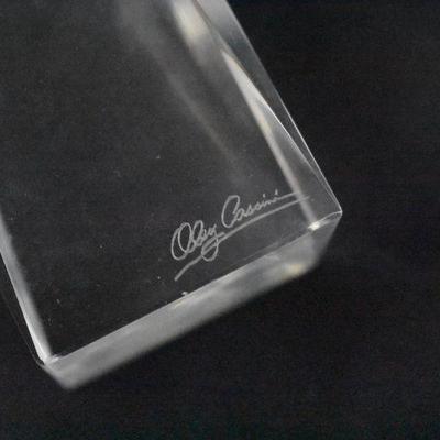 Oleg Cassini Cut Glass with Stopper