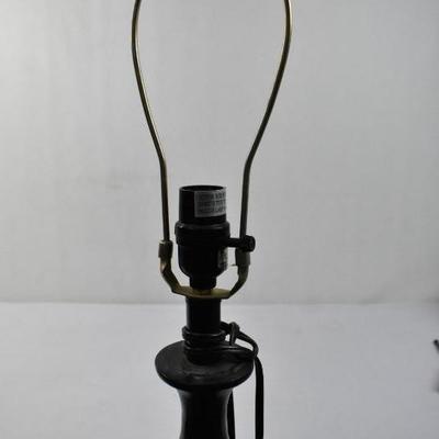 Black Floor Lamp, 5 Feet Tall - Works