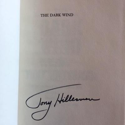 Lot 033: Tony Hillerman, The Dark Wind, 1st Ed. Signed