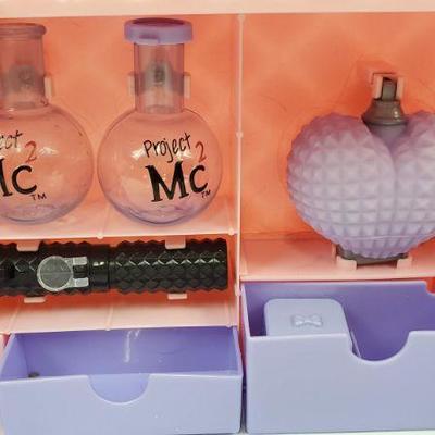 Pink Project MC2 Hard Purse Container - Everything Empty