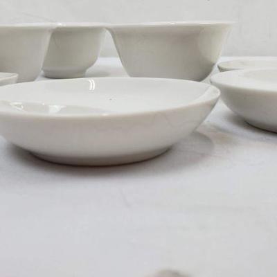 4 Small Bowls & 4 Small Dipping Dishes
