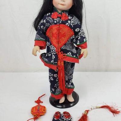 Asian Porcelain Doll, Traditions Dolls Collection