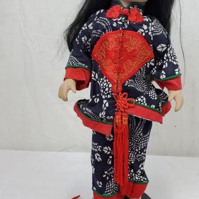 Asian Porcelain Doll, Traditions Dolls Collection