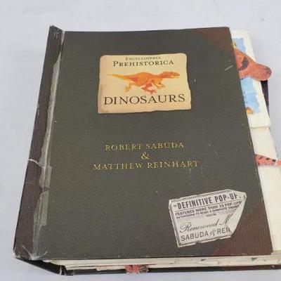Two Pop-Up Books, Star Wars & Dinosaurs - Binding Broken