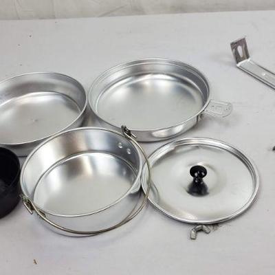 Partial Mess Kit with Pot and Cup, Has Name Inscribed on it