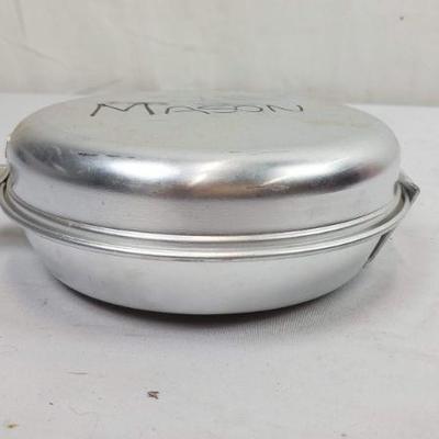 Partial Mess Kit with Pot and Cup, Has Name Inscribed on it