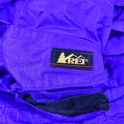 Blue Windbreaker Jacket, Ripstop Material, REI Size XL
