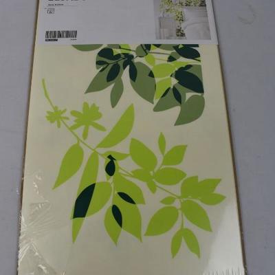 Ikea Elsabo Decorative Stickers Wall Decal Green Leaves by Anne Jochum - New