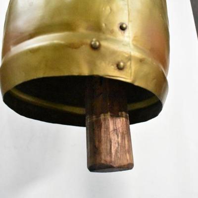 Metal Bell with Wooden Stand