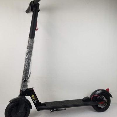 GoTrax GXL Electric Scooter, Wheel Cover Broken - No Charger, Untested, Sold As-Is