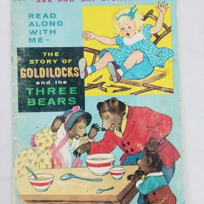 The Story of Goldilocks and the Three Bears, Copyright 1962