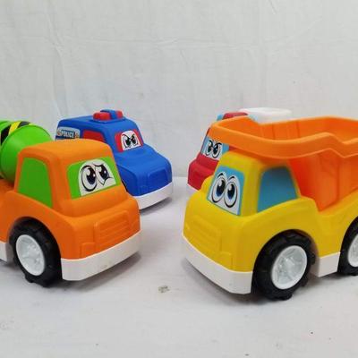 4 Large Kids Car Toys, about 6