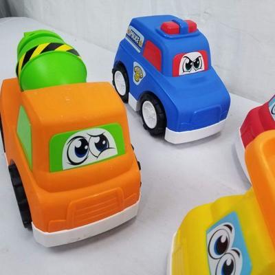 4 Large Kids Car Toys, about 6