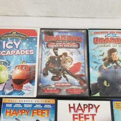 7 Kids DVDs: Chuggington Icy Escapades -to- Here Come the Rubbadubbers!