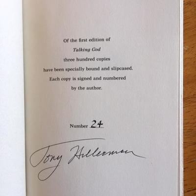 Lot 038: Hillerman, Talking God, 1st limited edition, 1989